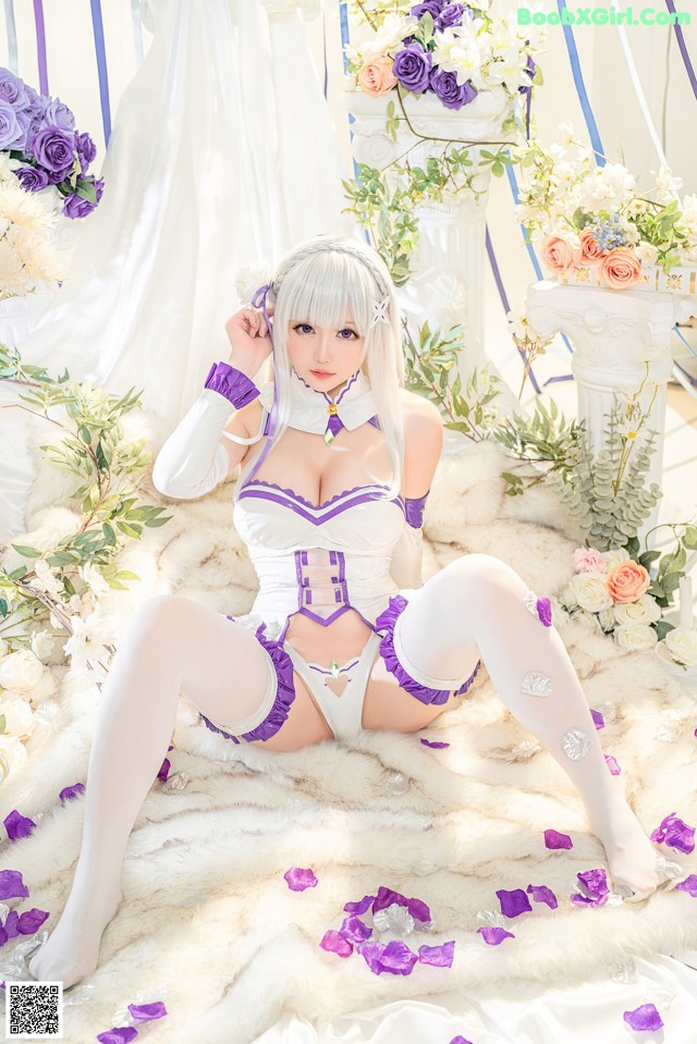 Hoshilily 小姐姐星之迟迟 Cosplay 爱蜜莉雅 No.ba485b